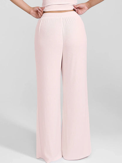 Feelingirl Breathable Ribbed Lounge Pants