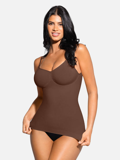 Feelingirl 3-Pack Bust Support and Waist Control Shape Tank Top Bundle