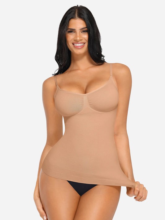 Feelingirl Bust Support Waist and Abdomen Control Shape Tank Top Vest