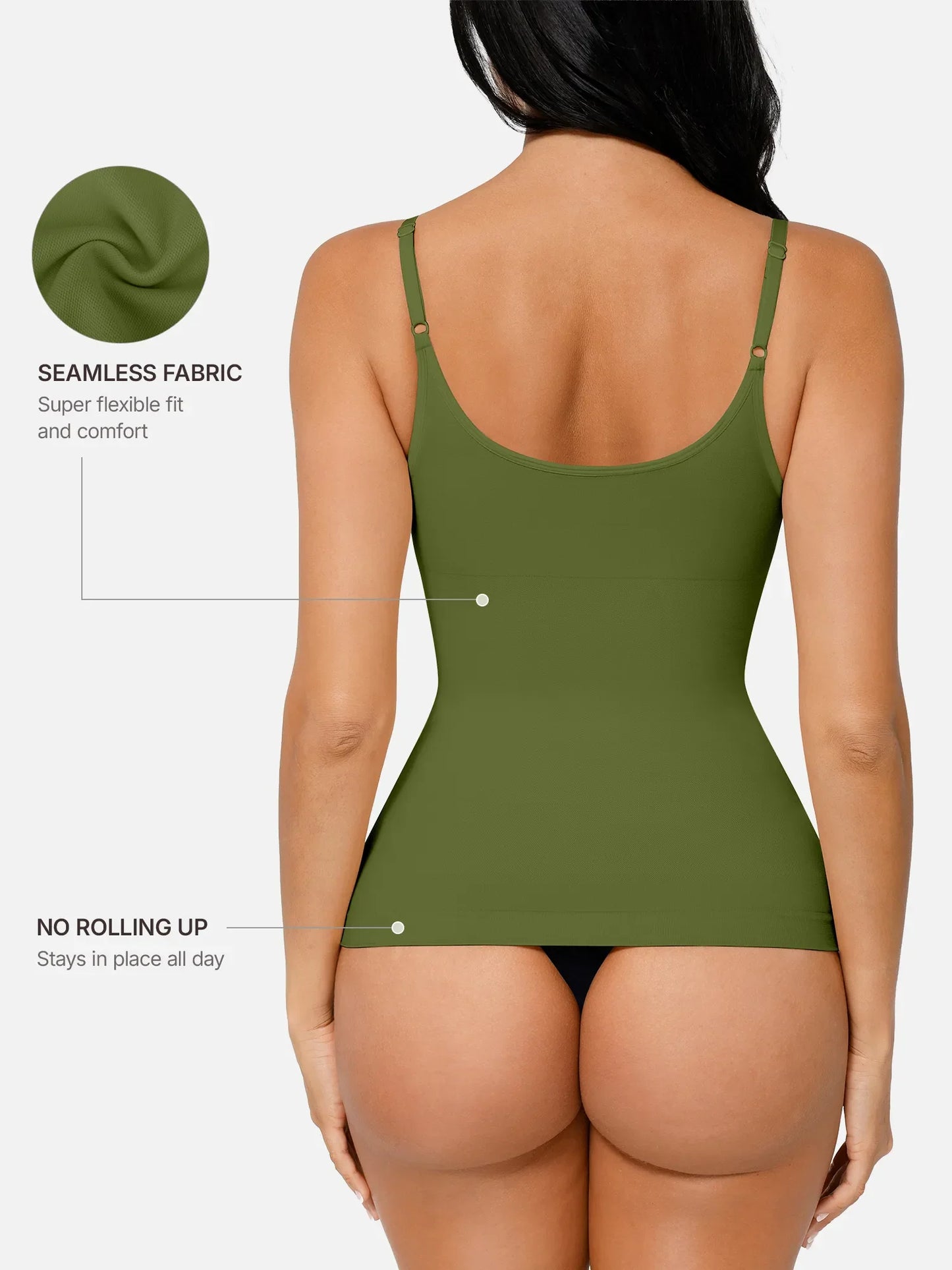 Feelingirl Bust Support Waist and Abdomen Control Shape Tank Top Vest