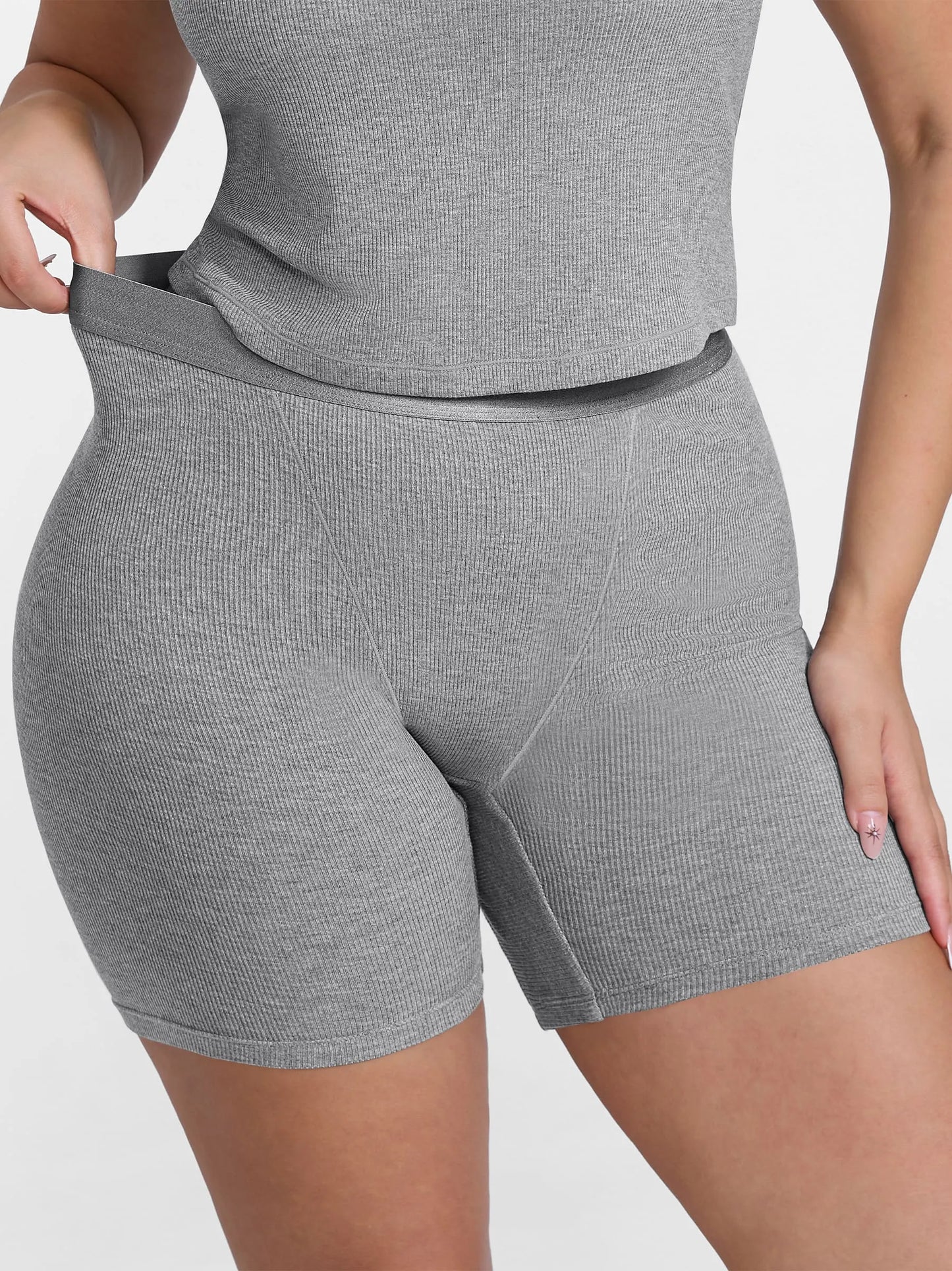 Feelingirl Comfortable Stretchy Mid-Waist Boxer Shorts