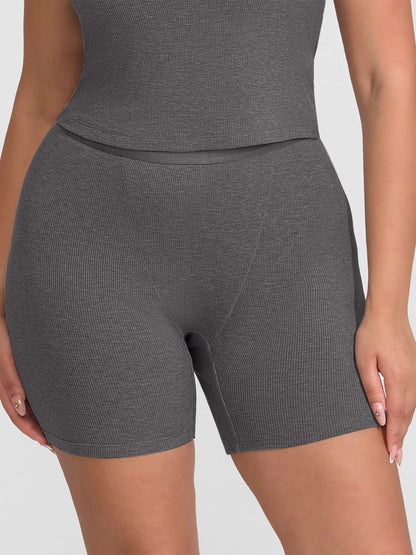 Feelingirl Comfortable Stretchy Mid-Waist Boxer Shorts
