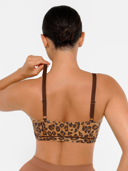 Feelingirl Everyday Wireless Invisible Square Neck Bra