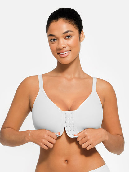 Feelingirl Full Coverage Front Closure Post-Operation Bra