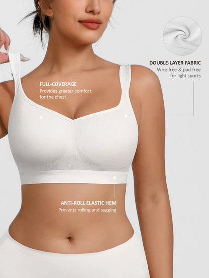 Feelingirl Full Coverage Smoothing Wireless Bra