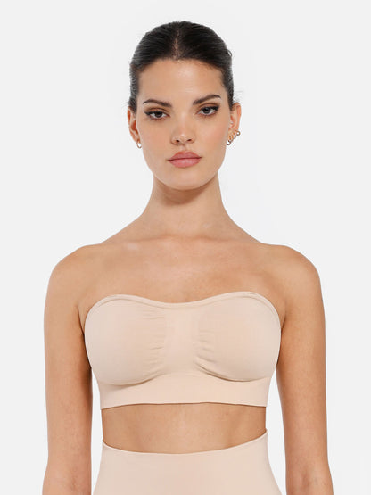 Feelingirl Seamless Anti-Slip Bandeau Bra