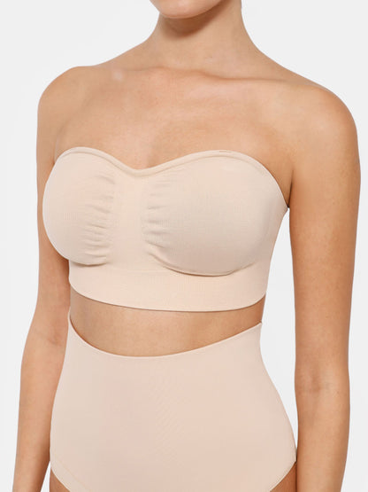 Feelingirl Seamless Anti-Slip Bandeau Bra