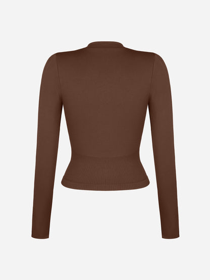 Feelingirl Seamless Long-Sleeve Workout Top