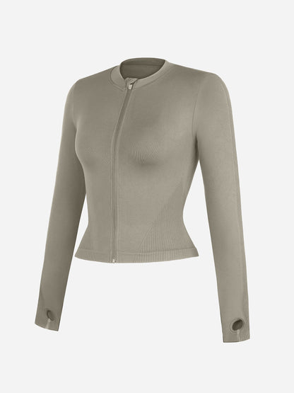 Feelingirl Seamless Long-Sleeve Workout Top