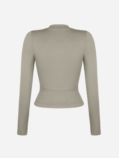 Feelingirl Seamless Long-Sleeve Workout Top