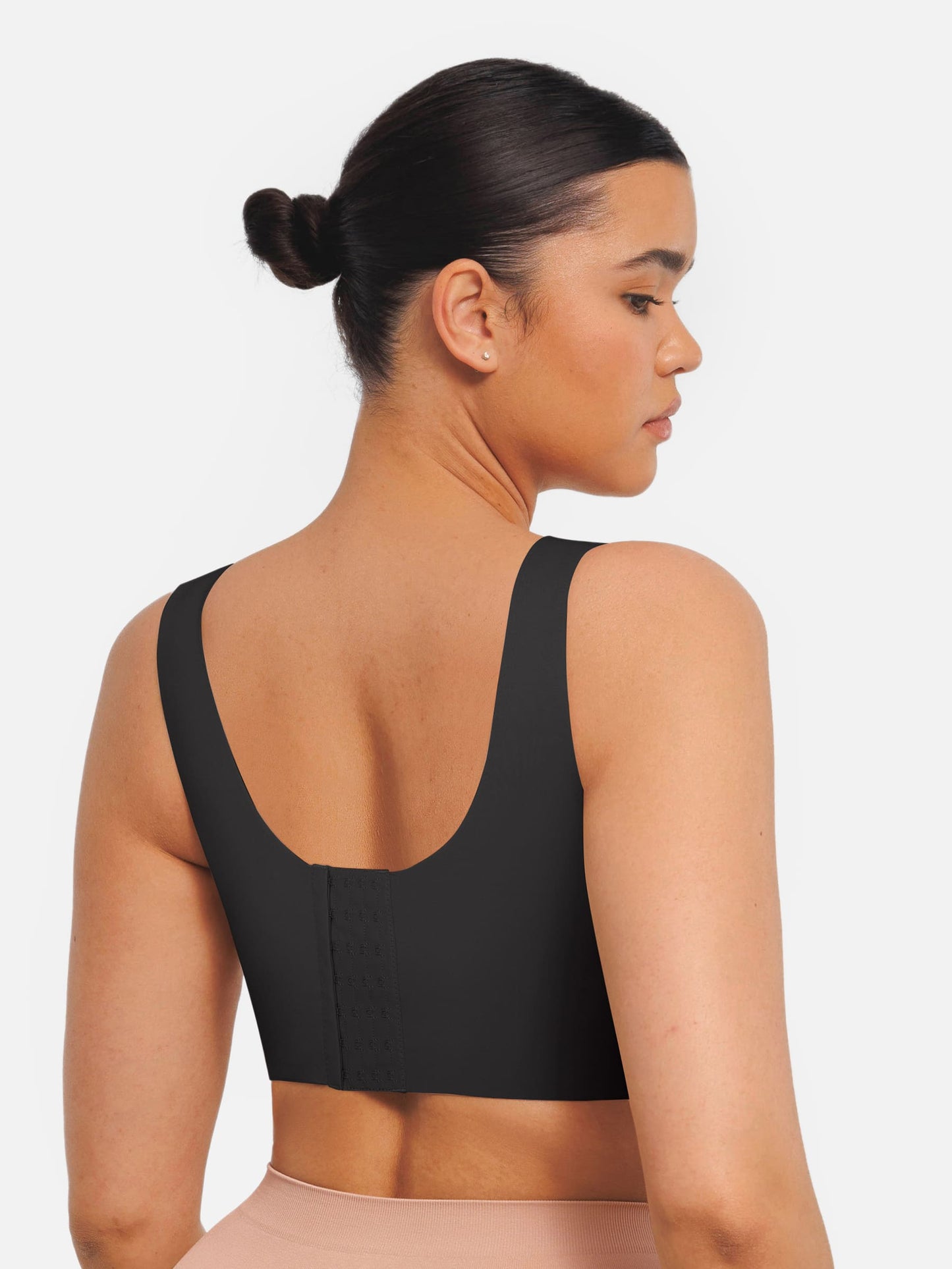 Feelingirl Seamless V Neck Comfort Fit Everyday Bra