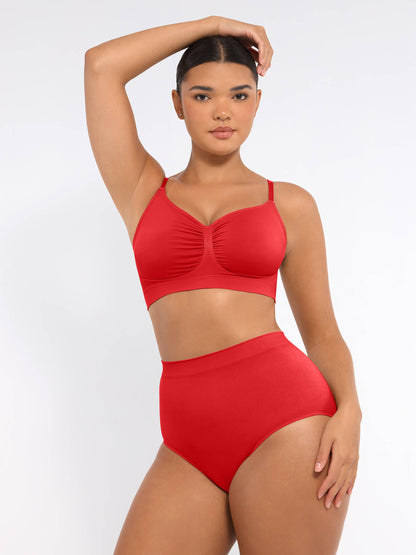 Feelingirl 3-Pack Seamless Smooth Wireless Bra Bundle