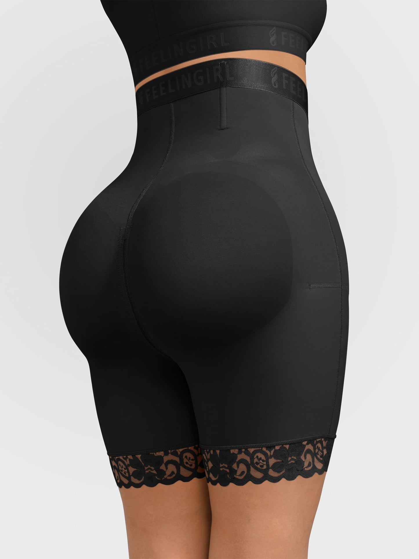 Feelingirl Steel-Boned High-Waist Shaper