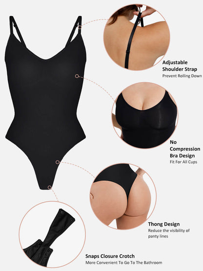 Feelingirl 3-Pack Tummy Control Seamless Bodysuit Bundle