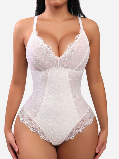 Feelingirl Low-back Ultra-versatile Lace Bodysuit
