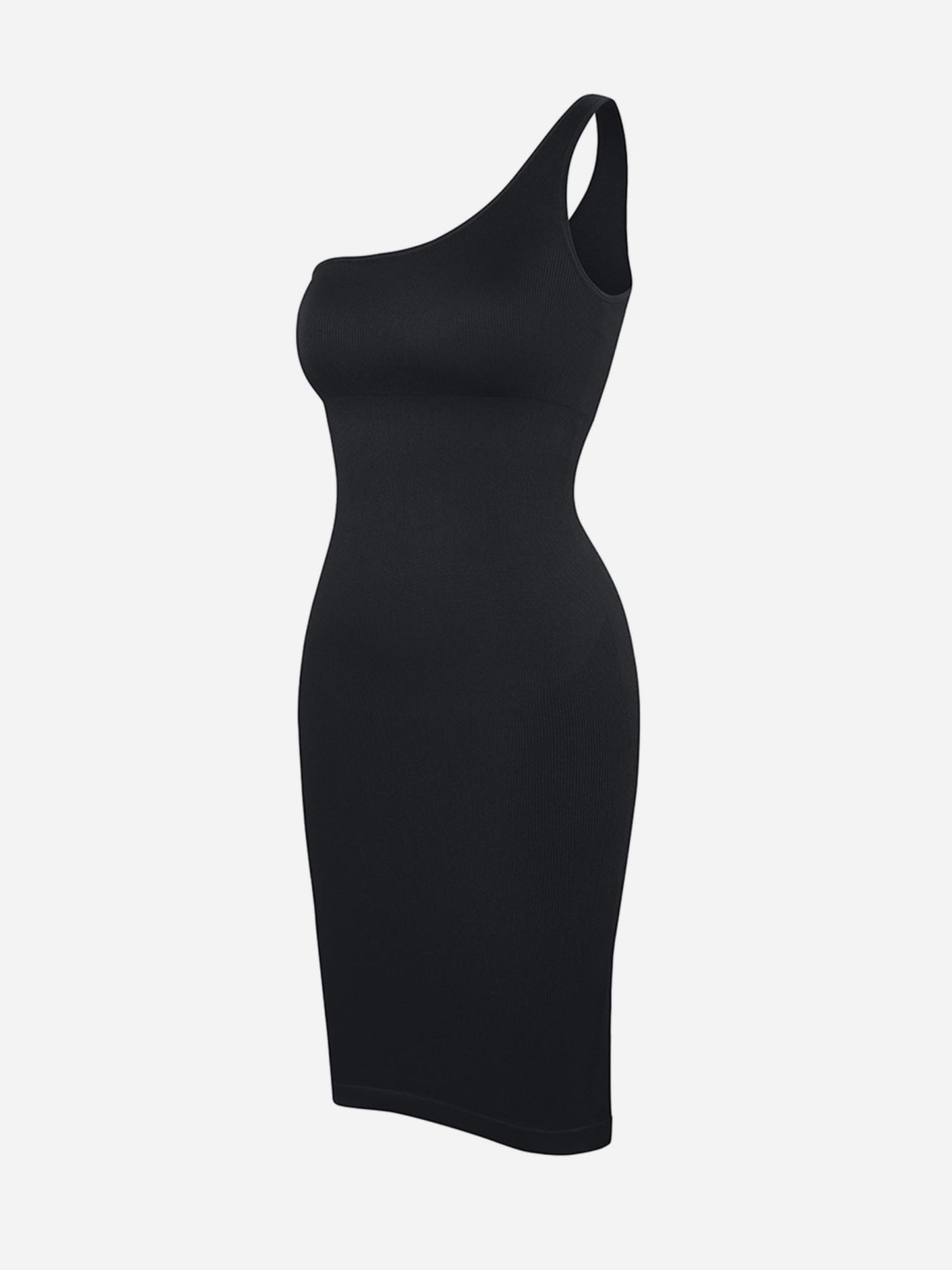 Feelingirl One-Shoulder Shaper Dress with Built-In Bra