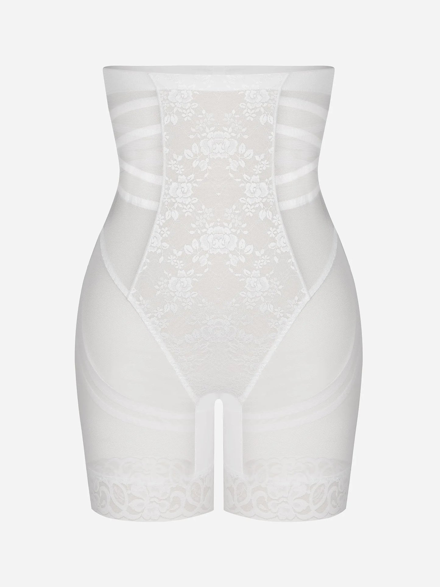 Feelingirl Patterned Lace Breathable Shapewear Shorts