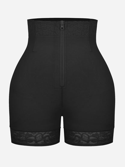 Feelingirl Tummy Control Shaping Shorts Butt Lifter with Clasps and Zipper