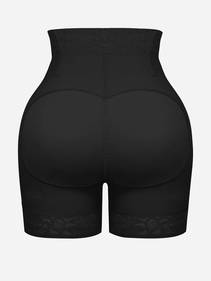 Feelingirl Tummy Control Shaping Shorts Butt Lifter with Clasps and Zipper