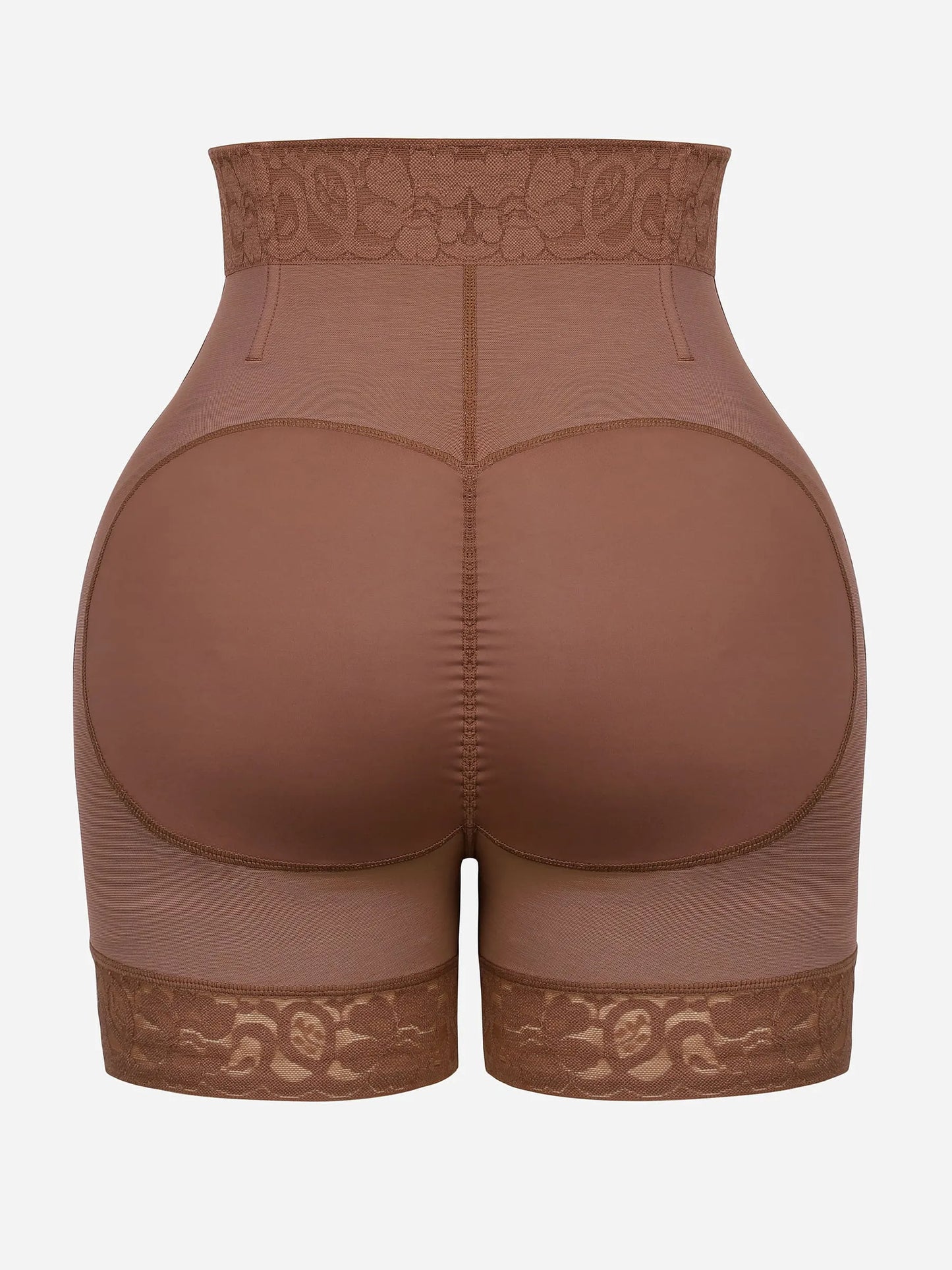 Feelingirl Tummy Control Shaping Shorts Butt Lifter with Clasps and Zipper