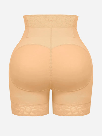 Feelingirl Tummy Control Shaping Shorts Butt Lifter with Clasps and Zipper