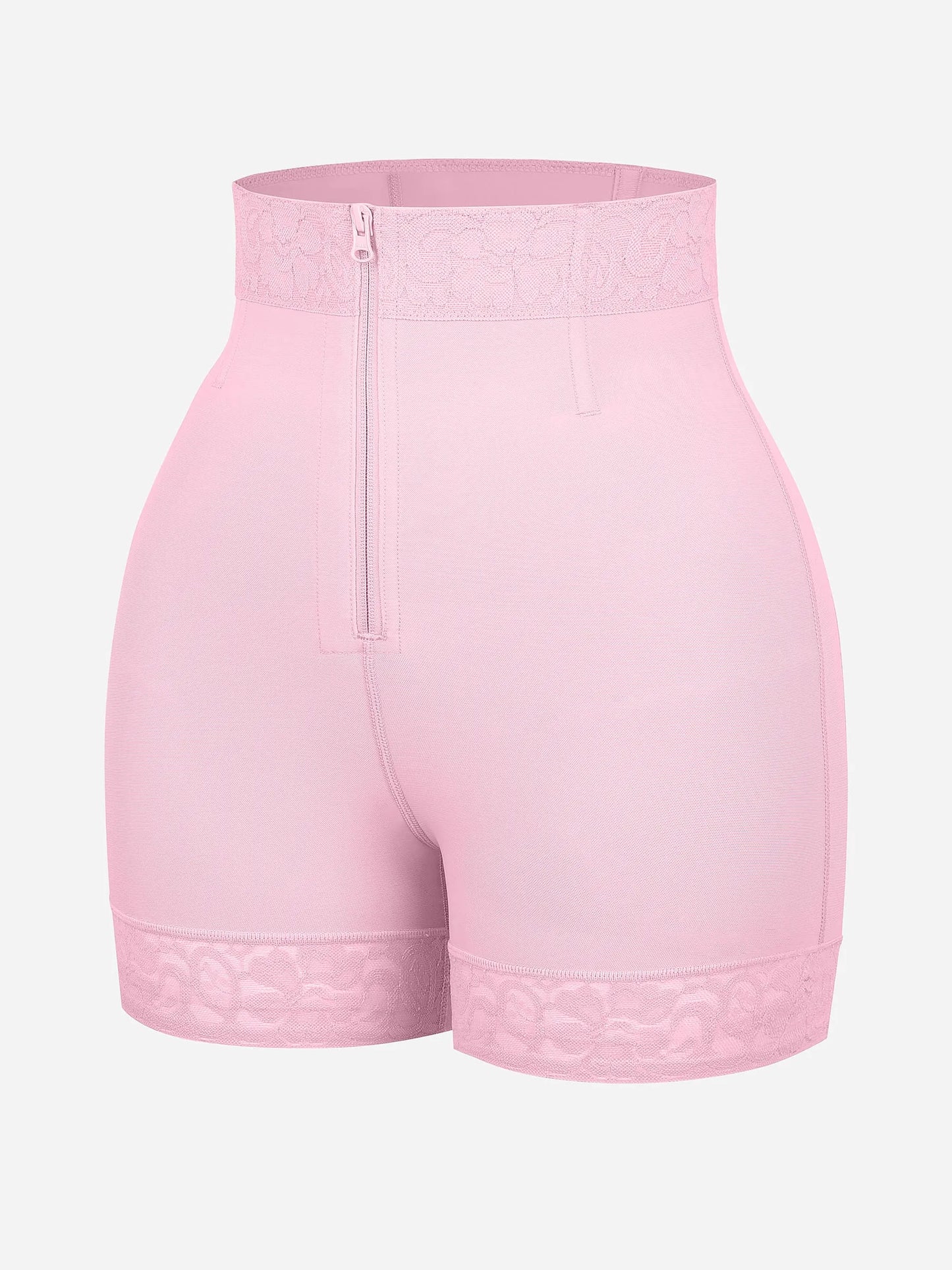 Feelingirl Tummy Control Shaping Shorts Butt Lifter with Clasps and Zipper