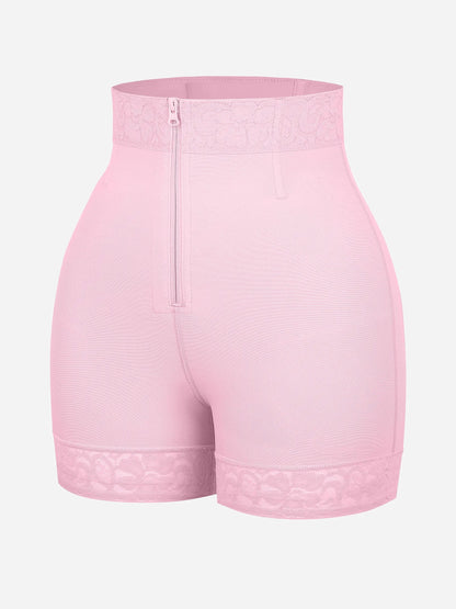 Feelingirl Tummy Control Shaping Shorts Butt Lifter with Clasps and Zipper