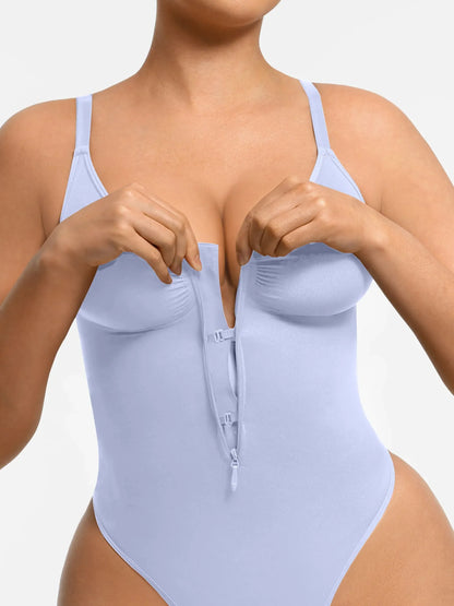 Feelingirl Tummy Control Seamless Zipper Shaping Bodysuit