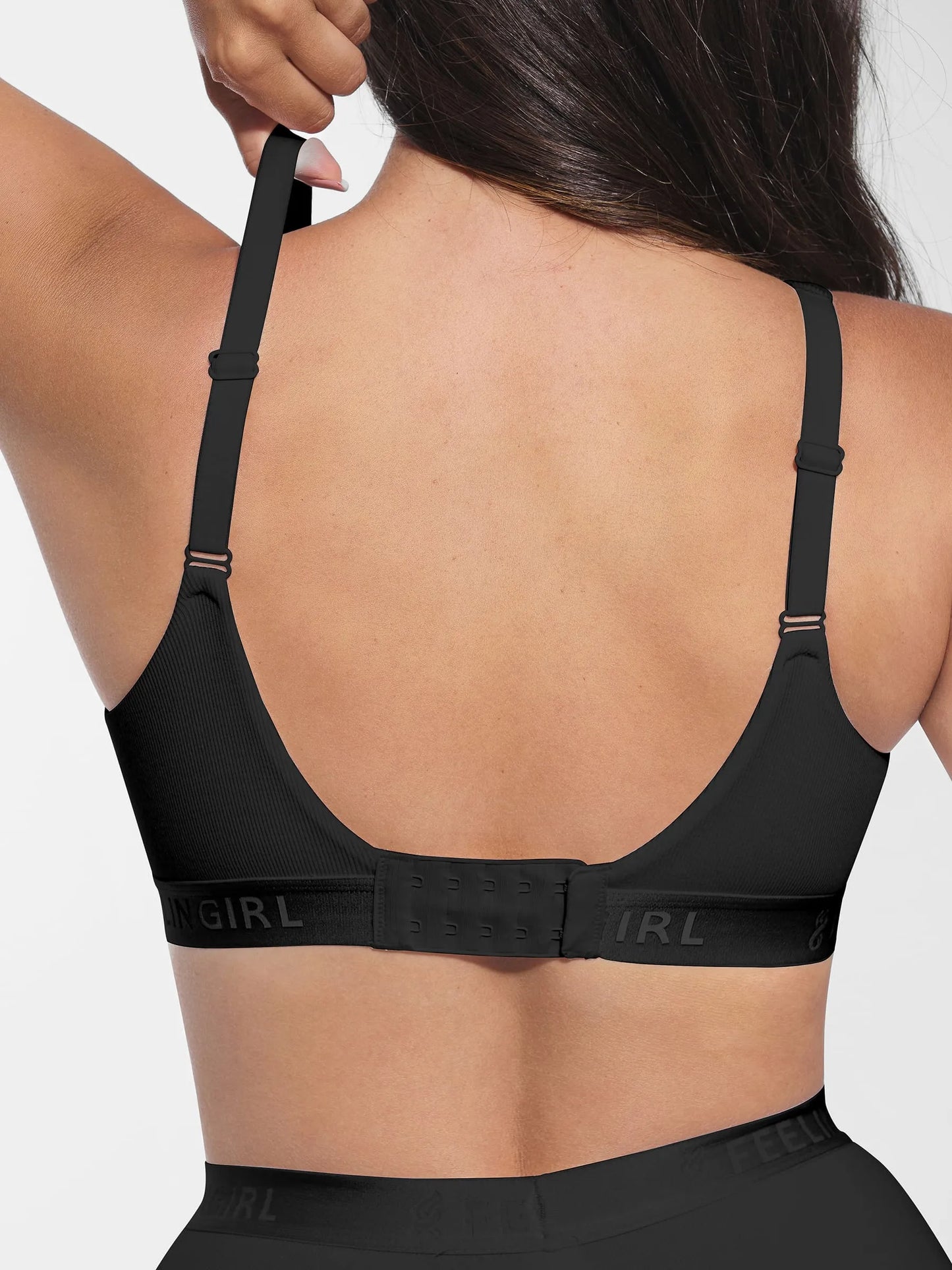 Feelingirl No Underwire Light Support Modal Bra