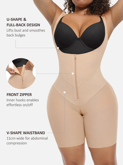 Feelingirl U-Shaped Tummy Control Butt Lift Shaper Bodysuit
