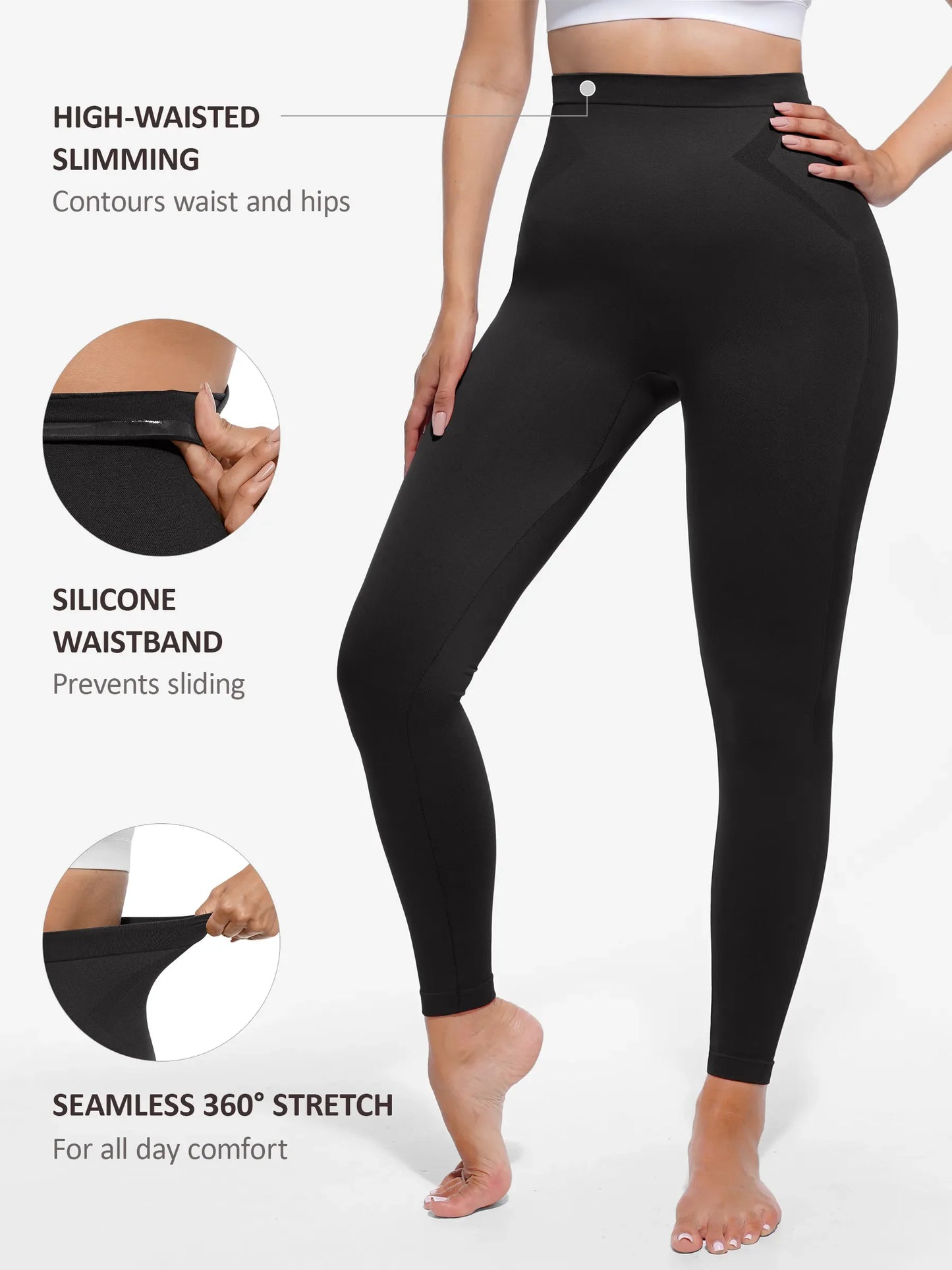 Feelingirl High-Waist Shaping Leggings