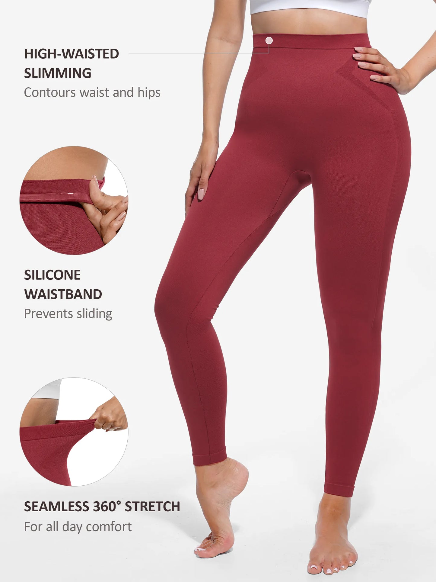 Feelingirl High-Waist Shaping Leggings
